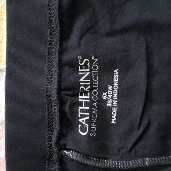 CATHERINES Plus Pull On Skort With Pockets - 6X - Black - Picture 8 of 8